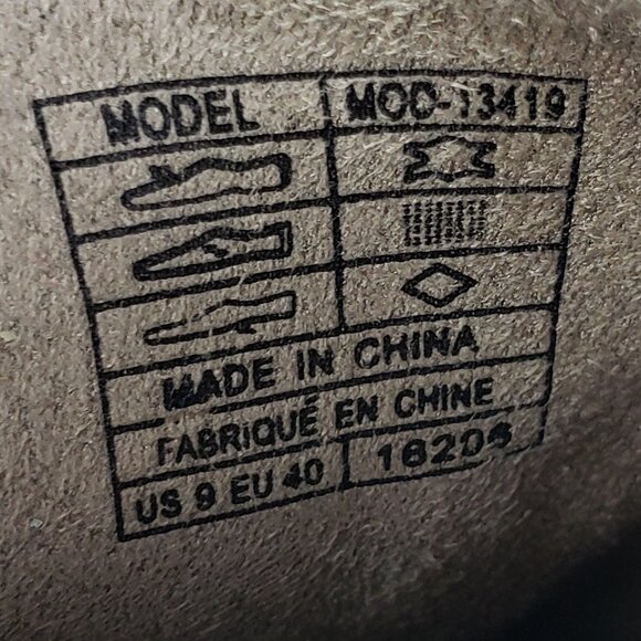 TAOS Ankle Booties Leather Side Zip Comfort Shoes Gray size 9 EU 40 Lagenlook - Picture 10 of 16